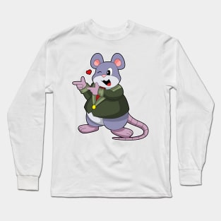 Mouse as Groom with Suit Long Sleeve T-Shirt